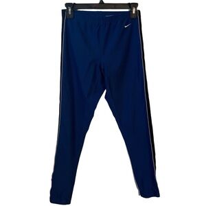 Nike Dri-Fit Royal Blue Legging fit Joggers with zipper pocket Athletic Medium